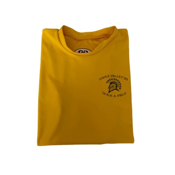 Game Gear Teen Junior LG Yellow Athletic Sleeveless T-shirt Compression Tank Top - Picture 7 of 9